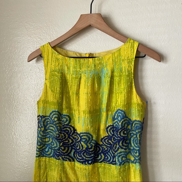 Anthropologie | Azure Scroll Dress - Picture 2 of 7